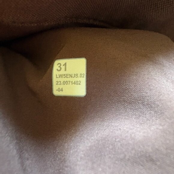 EUC LULULEMON City Sleek 5 Pocket High-Rise Wide-Leg Pant - Size 31 - Picture 3 of 5